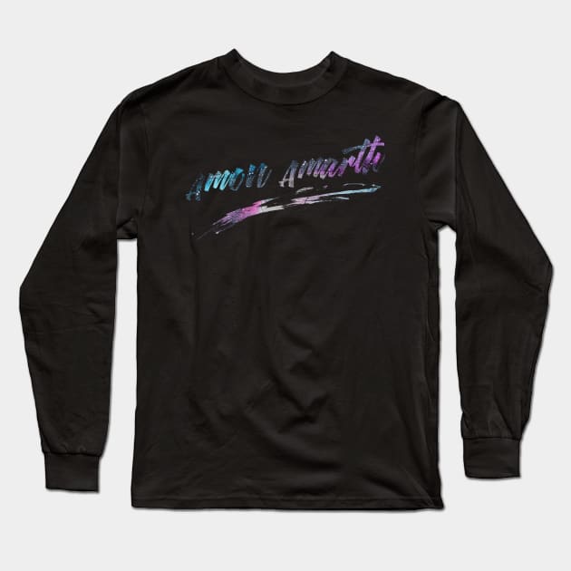 Galaxy Stars - Amon Amarth Long Sleeve T-Shirt by kelly.craft